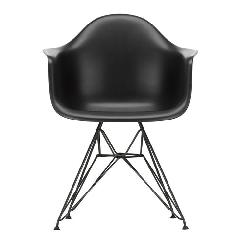 Cadeira de Braços em Plástico Eames DAR / Base Preta